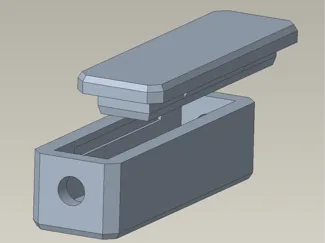 Robot mower cable repair clip