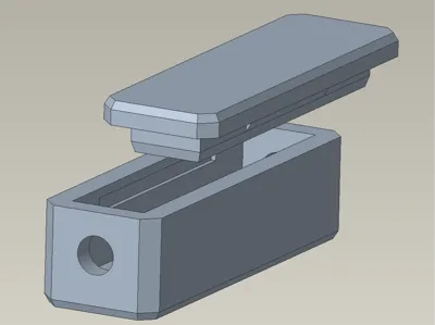 Robot mower cable repair clip