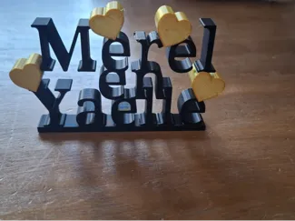 beeldje merel en yaelle