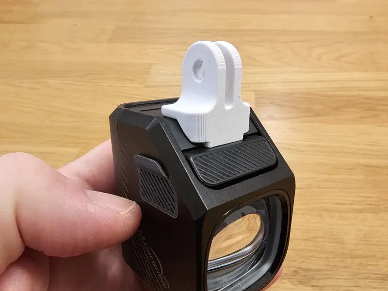 Magicshine EVO 1700 quick-release GoPro mount