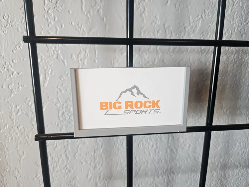 Gridwall business card holder