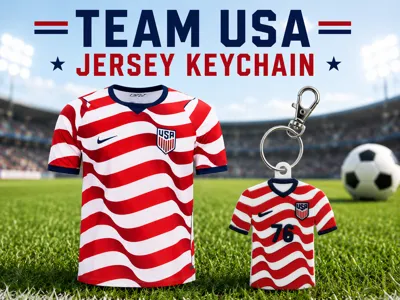 Team USA Jersey Keychain