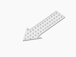 Snowboard Stamp Pad Arrow Shape