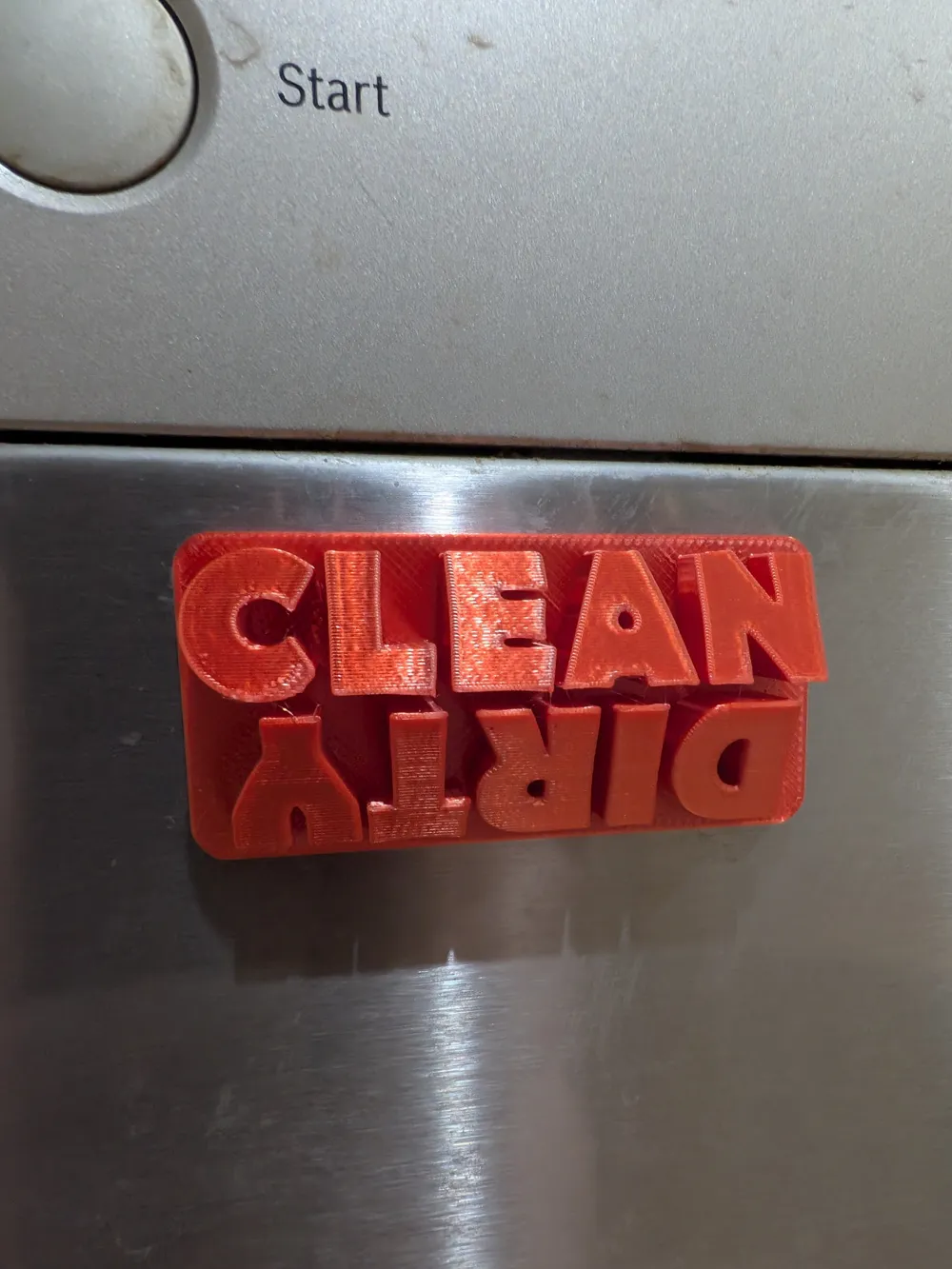 Dishwasher sign magnetic (small) + (large) - Free 3D Print Model ...