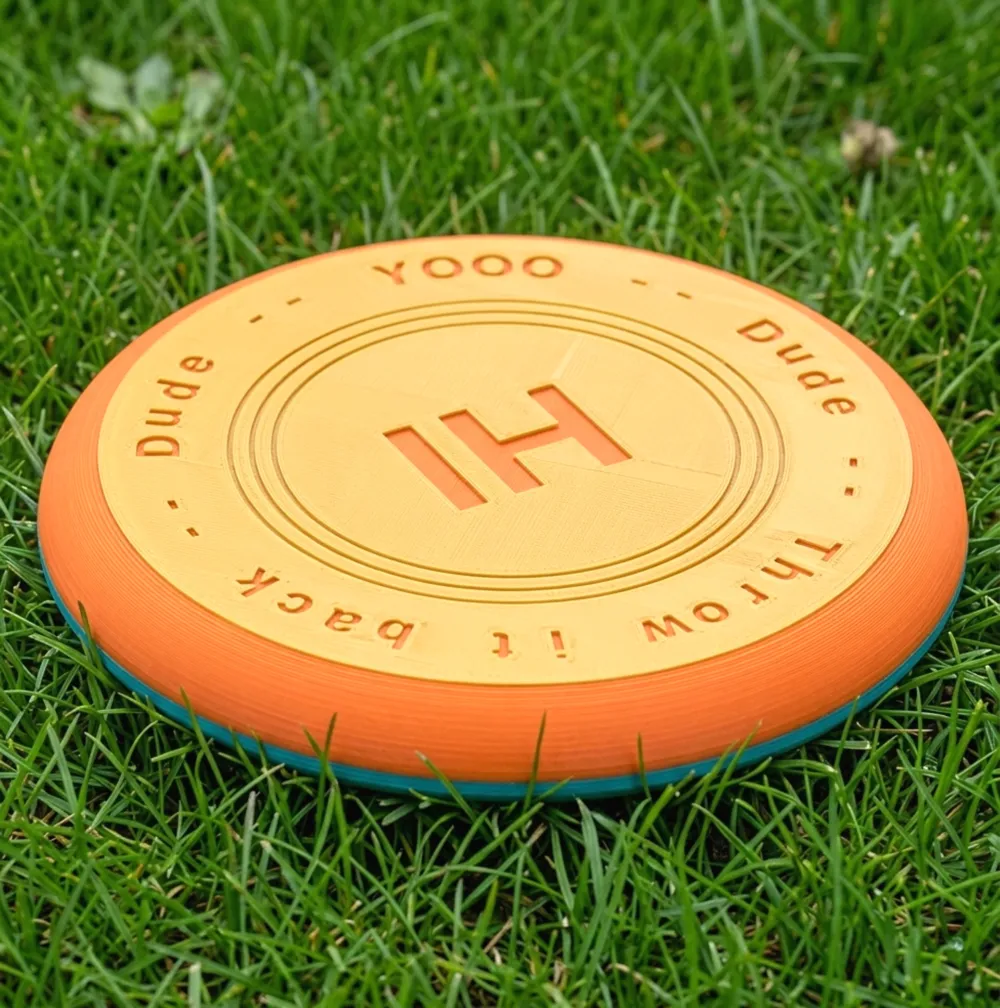 Custom Flying Disc Fully Customizable Flying Disc I Customizer Ready - Free 3D Print Model ...