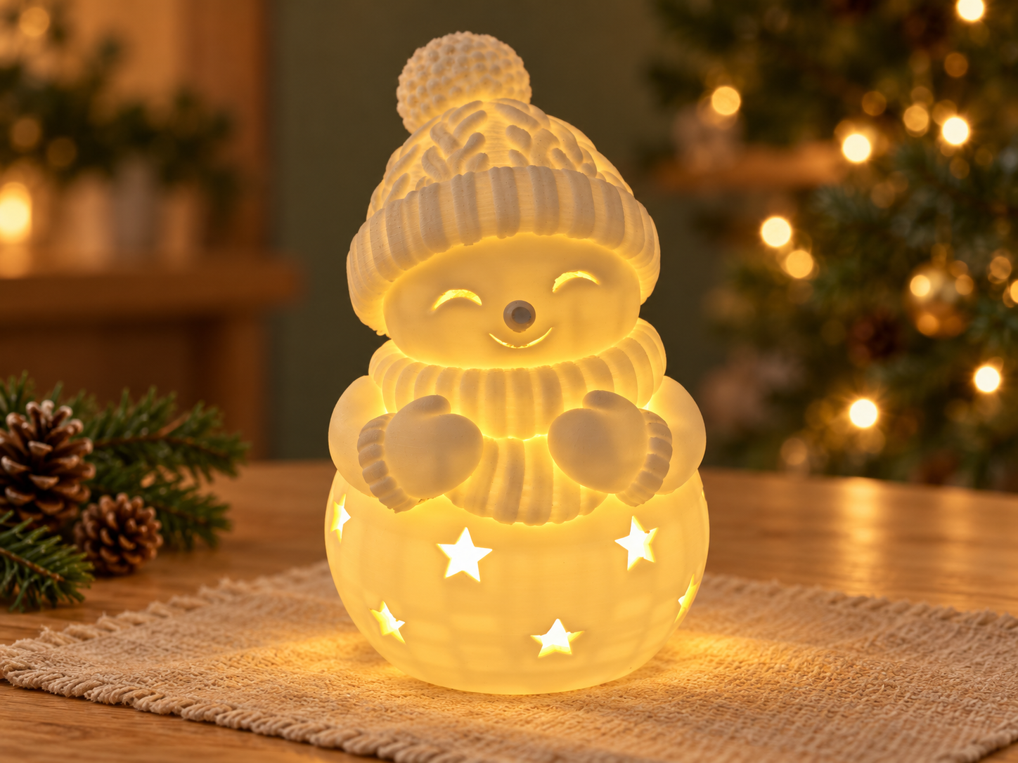 Cozy Snowman - 1