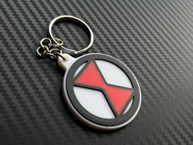 Black Widow Keychain