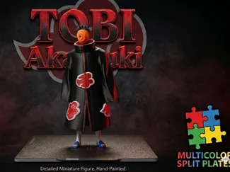 Tobi Akatsuki multi split plates Naruto Shippuden