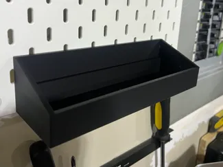 Ikea Skadis shelve bin