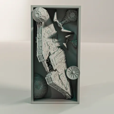 Star Wars Book Nook and Wall Mount view 3