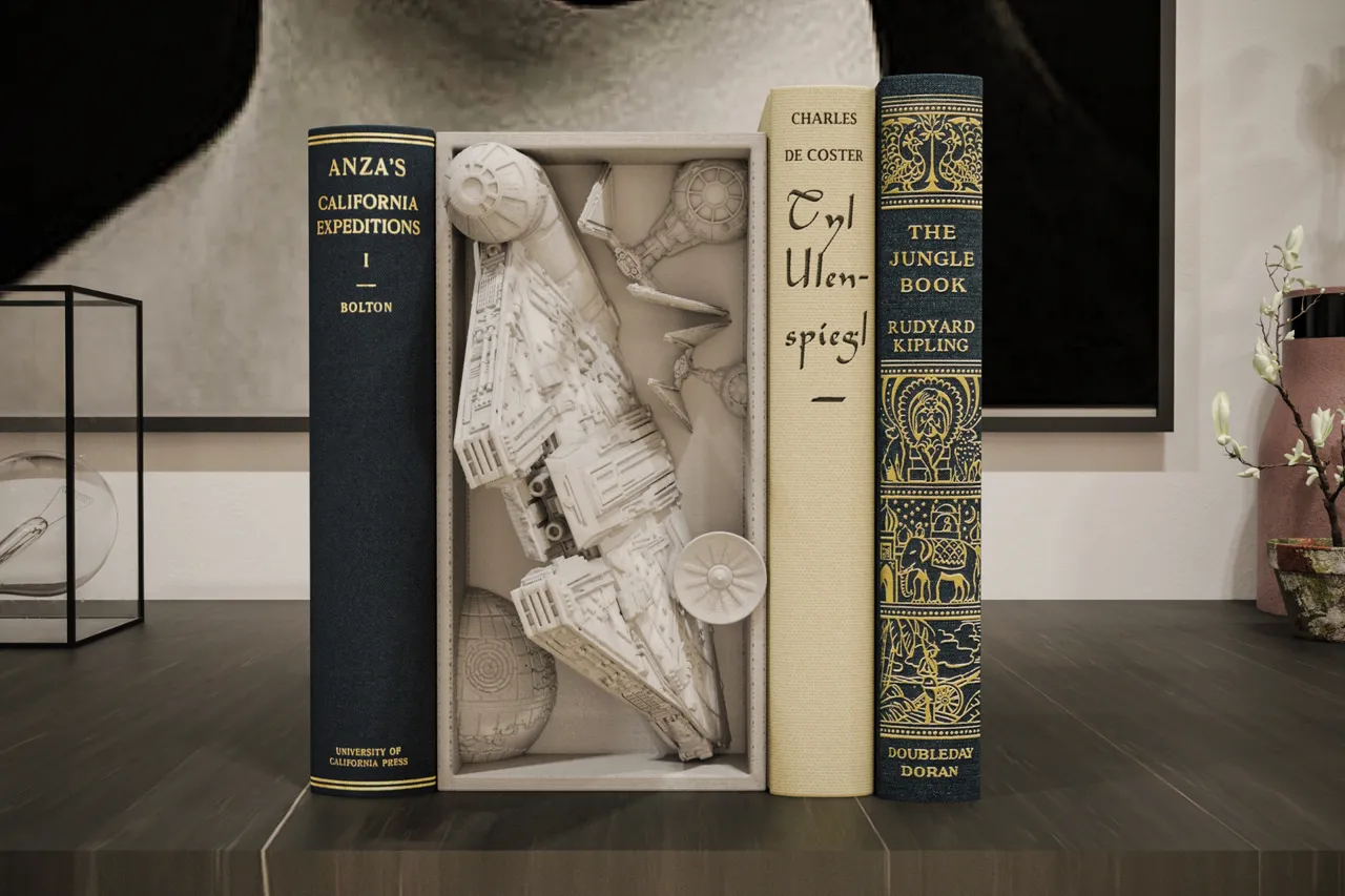 Star Wars Book Nook and Wall Mount view 2