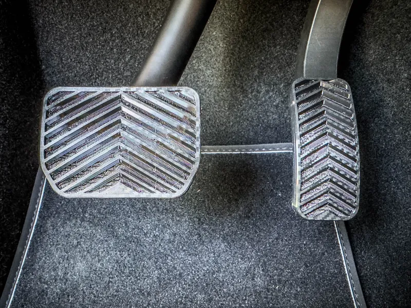 Carbon-Look Pedal Covers for Tesla Model Y