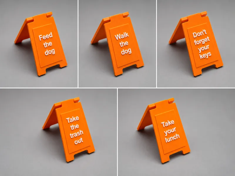 Tiny Reminder Signs | 20 Messages