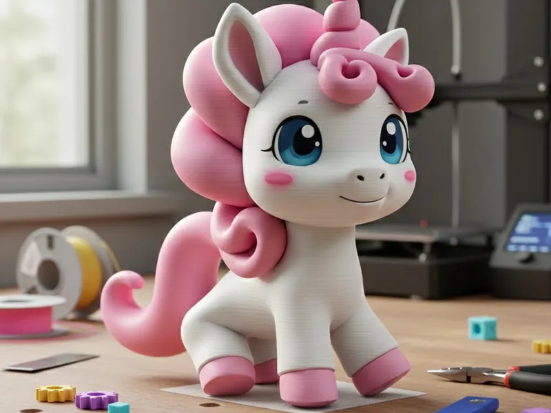 Pink Unicorn Horse