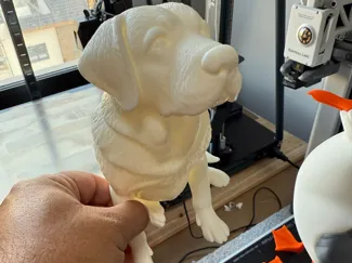Perro realista 18 cm