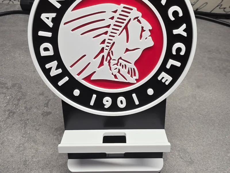 Indian Motorcycle Phone Stand