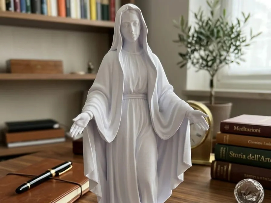 Figura decorativa: Statua della Vergine Maria Miracolosa. Referencia del modelo original.
