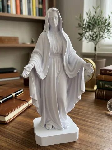 Figura decorativa: Statua della Vergine Maria Miracolosa — vista de referencia 2