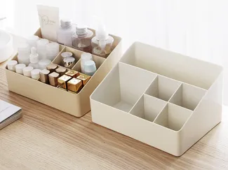 Cosmetic storage box /桌面化妆品储物盒