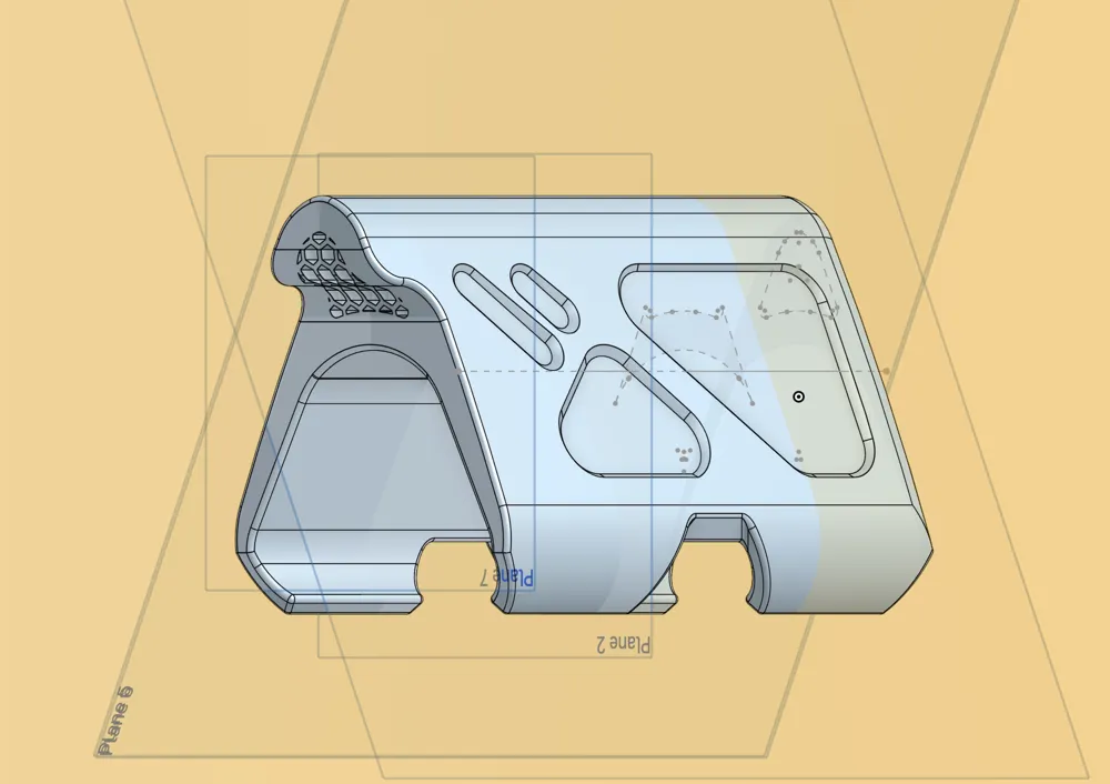 B5 Bravo stock cheek riser (0.75) - Free 3D Print Model - MakerWorld