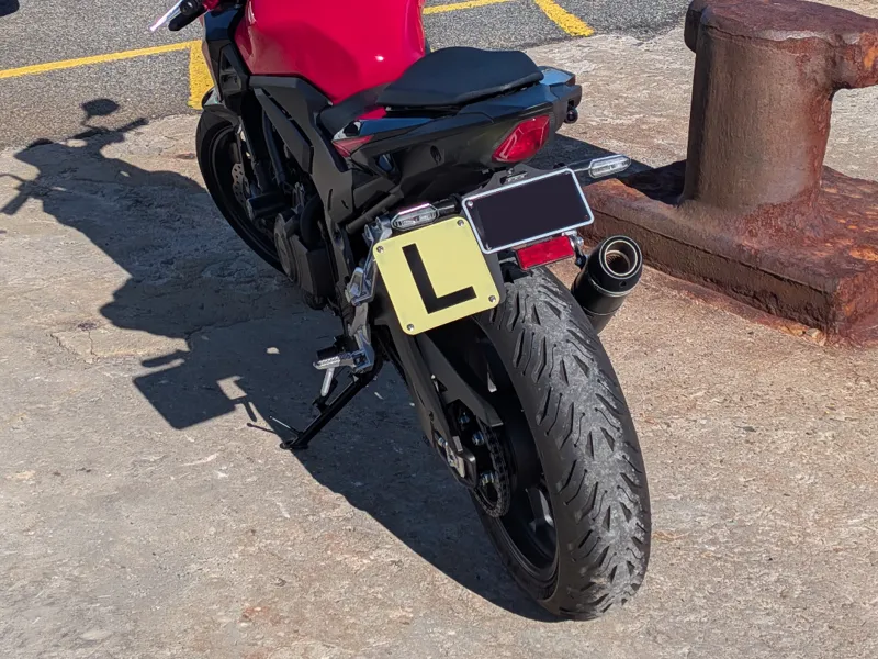 L/P Plate Holder for Motorbikes - Australia