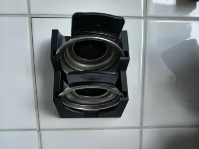 Senseo pad holder wall mount (no supports)
