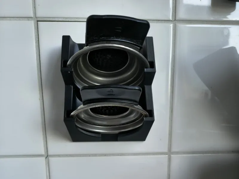 Senseo pad holder wall mount (no supports)