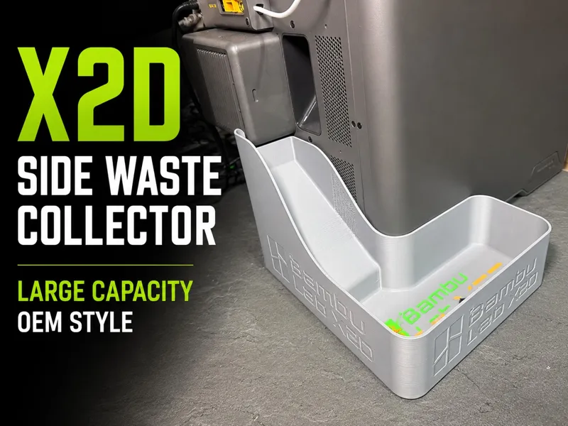 X2D Side Waste Collector | Small & Large Capacity 