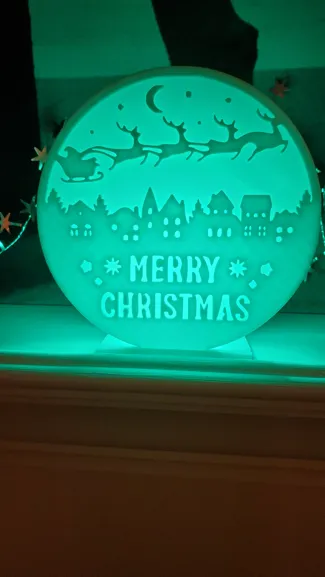 Holiday Relief Light Decoration -- An Easy and Fast Print