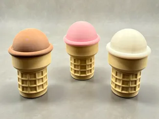 Ice Cream Cone + (Keychain Version)