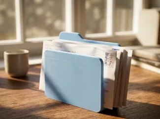 Apple Folder Letter/Paper Organizer