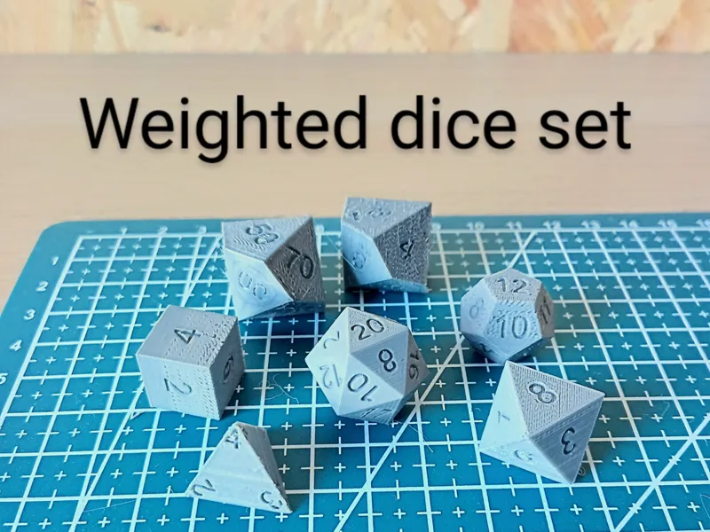 Full set Weighted dice
