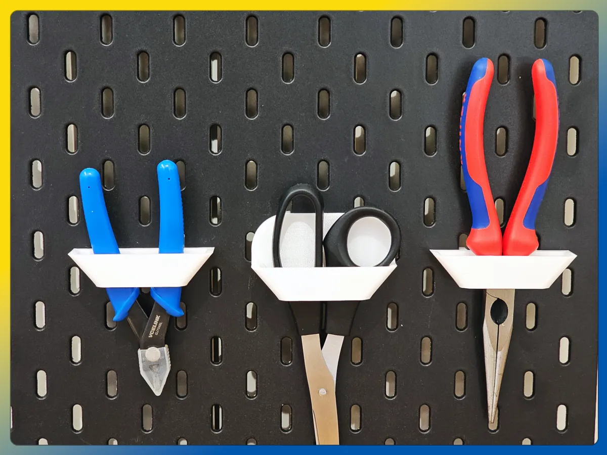 Support ciseaux, pinces et outils pour Skadis