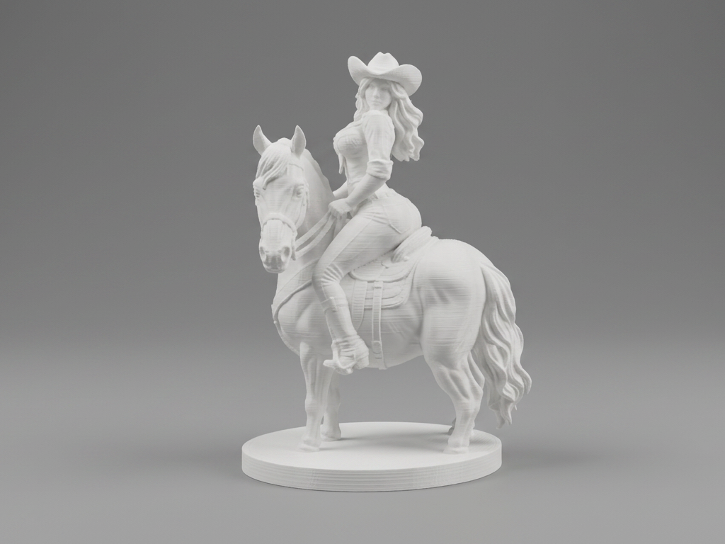 Sexy Cowgirl Rider – Western Style Figurine