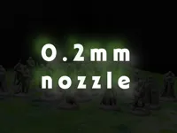 Skeletal Warband, part 1 (0.2mm nozzle)