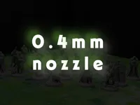 Skeletal Warband, part 1 (0.4mm nozzle)