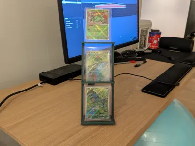 Top Loader Card Stand Reduced PLA