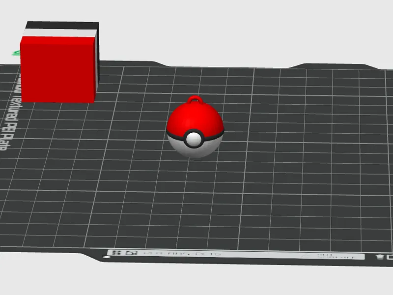 Pokeball Keychain