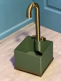 Single Piece bowl, floating filter, no supports