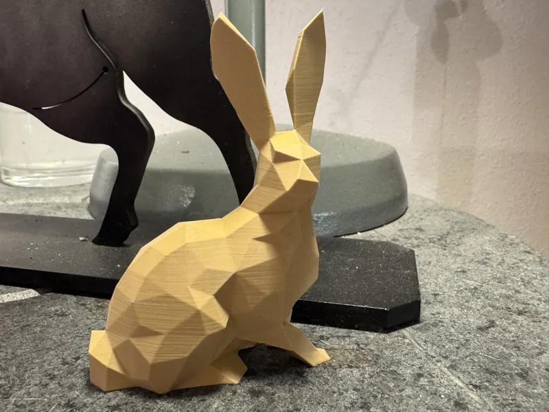 Low Poly Rabbit for Easter Decoration