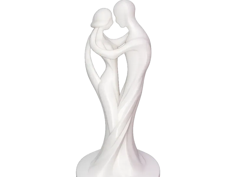 modern couple figure in an elegant design