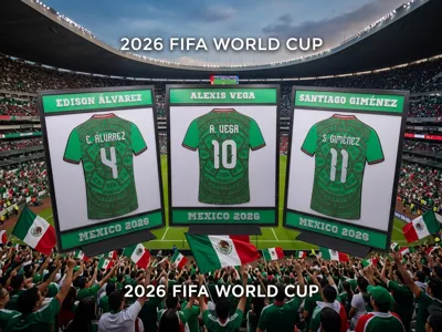 Football Jersey Display – 2026 World Cup Mexico