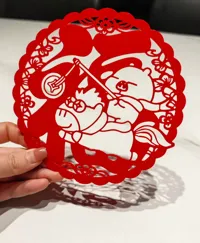 180mm直径，0.8mm厚，无熨烫，快速打印
