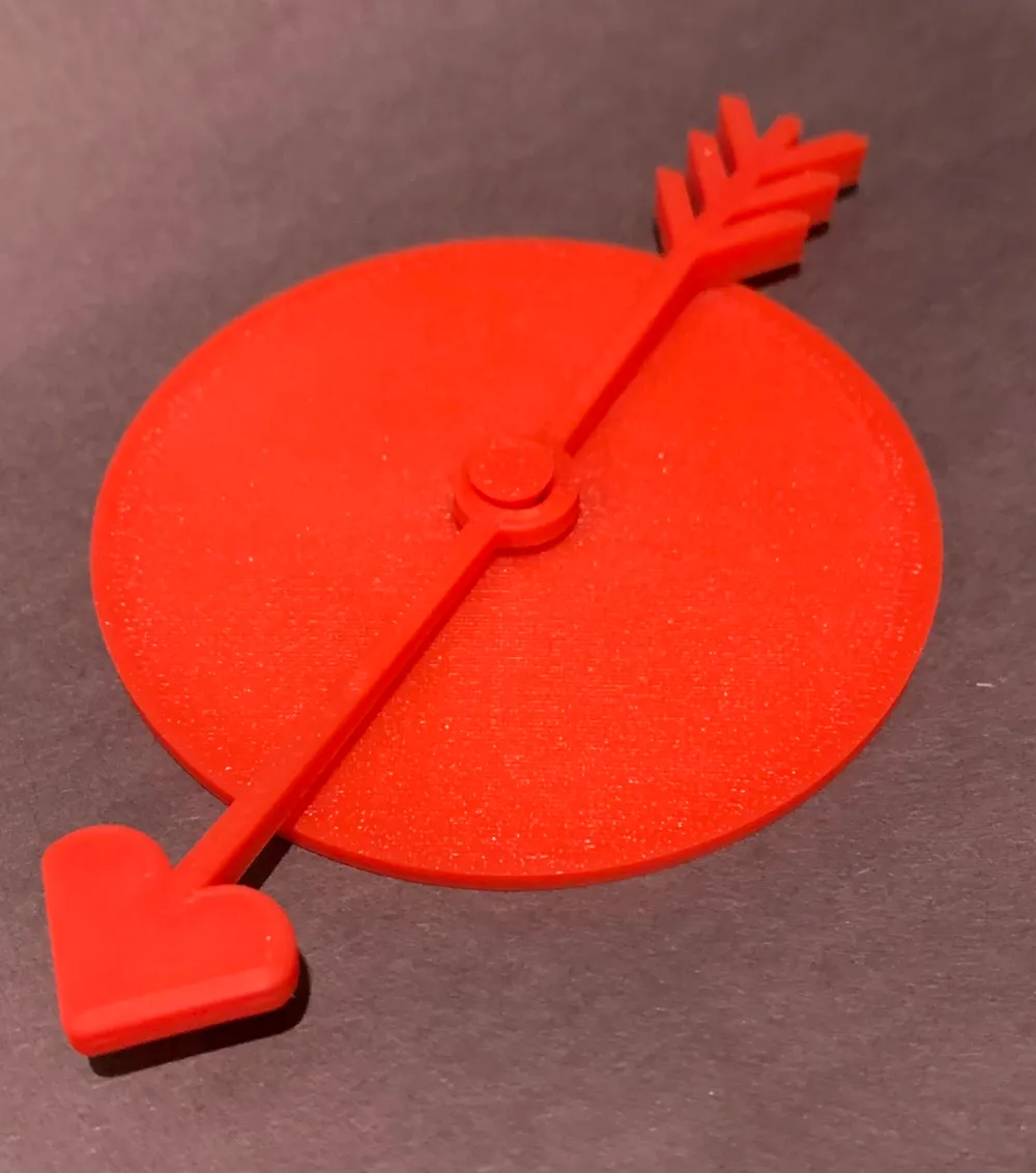 Valentines Date Spinner - Free 3D Print Model - MakerWorld