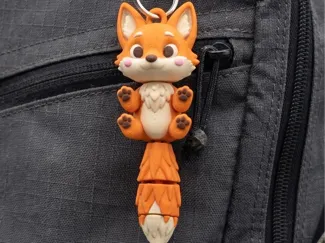 Fidget Articulated Fox - TOY or KEYCHAIN