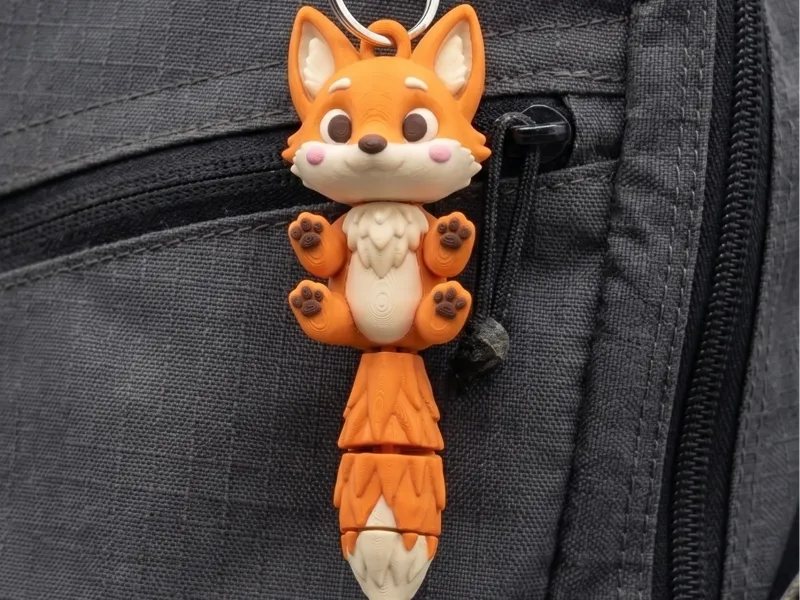 Fidget Articulated Fox - TOY or KEYCHAIN