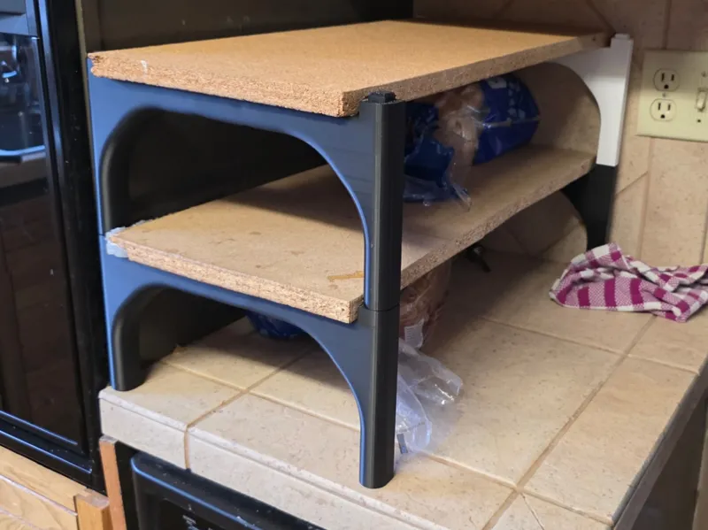 Modular Bread Shelf: Maximize Counter Space