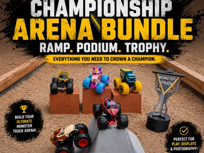 Monster Truck Championship Play Bundle 1/64 scale