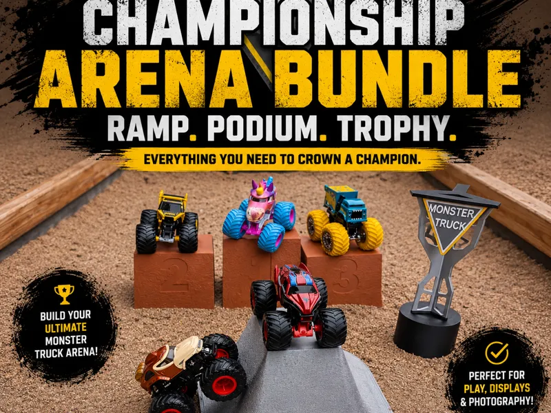 Monster Truck Championship Play Bundle 1/64 scale