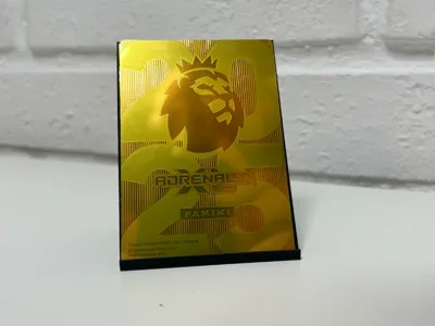 Discrete sports card display